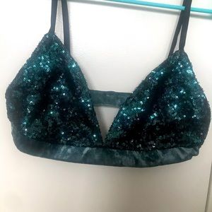 iHeartRaves sequin bralette